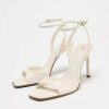 PATENT- FINISH HIGH-HEEL SANDALS