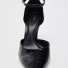 HEELED SHOE WITH ANKLE STRAP