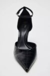 HEELED SHOE WITH ANKLE STRAP