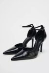 HEELED SHOE WITH ANKLE STRAP