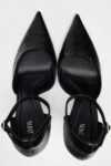 HEELED SHOE WITH ANKLE STRAP
