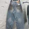 Acne Studios Super Baggy Fit Jeans - Mid Blue