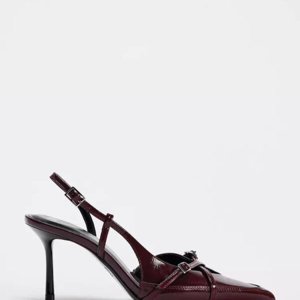 BUCKLED STRAPPY HEELS