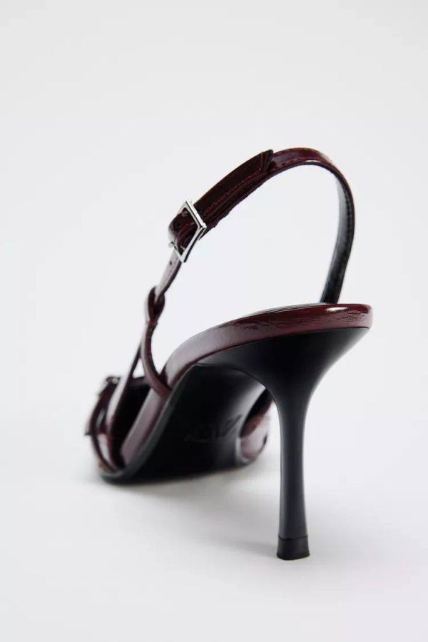 BUCKLED STRAPPY HEELS