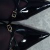 BUCKLE STRAP HEELS