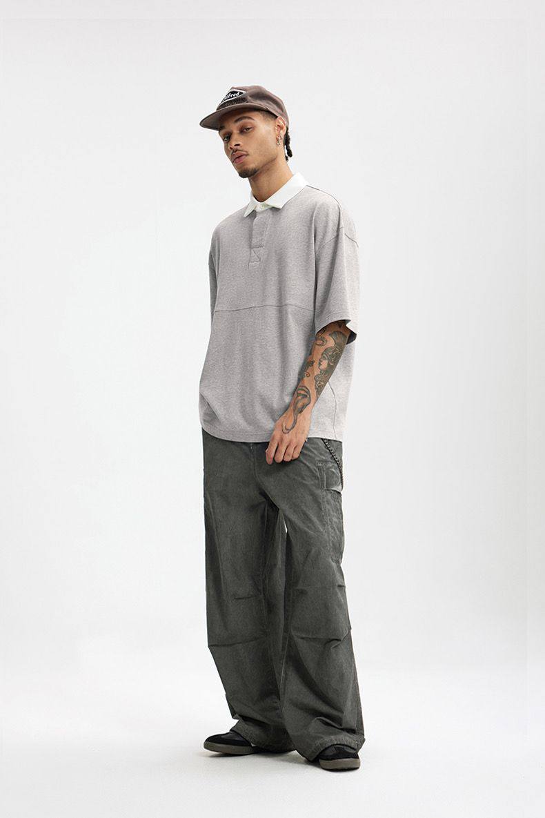 PLAIN BRANDLESS POLO SHIRT