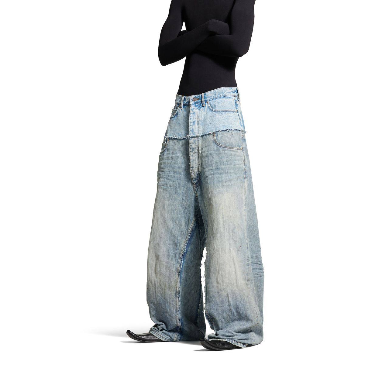 Cut-up Baggy Jeans