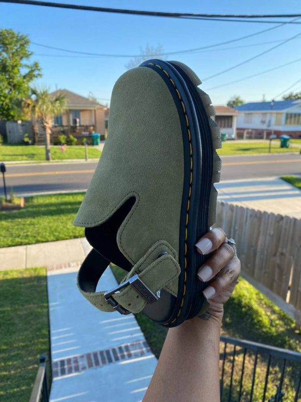 THE Dr Martens  Zebzag Suede Casual Slingback platform
