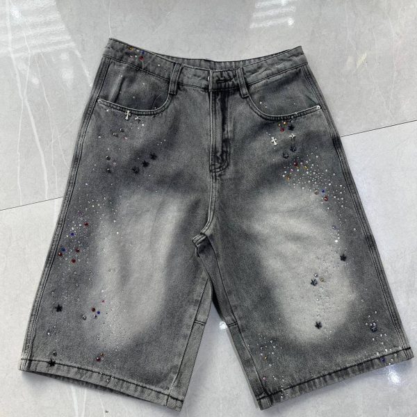 BLACK OF EXIT RHINESTONE DENIM