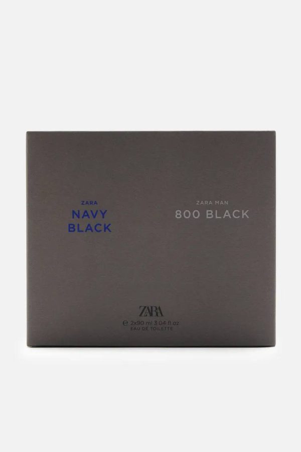 Zara Man Navy black + Zara man 800 Black edition 90ML