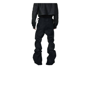 Project G/R Coated Biker Armoured Flare Pants