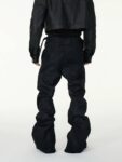 Project G/R Coated Biker Armoured Flare Pants