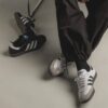 THE ADIDAS SAMBA OG IN CLOUD WHITE AND BLACK TAN