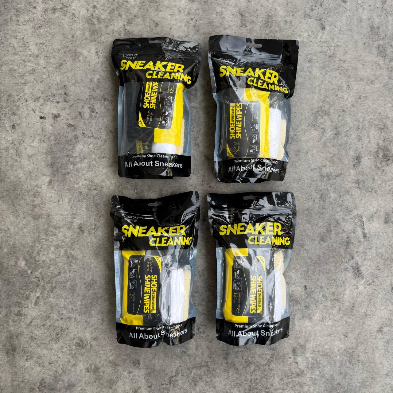 PREMIUM SHOE CLEANING KIT SET (FOAM CLEANER / TOWEL / BRUSH)