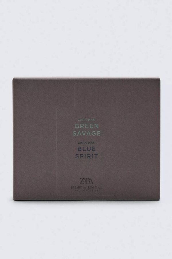 ZARA GREEN SAVAGE AND BLUE SPIRIT EDT 90ML