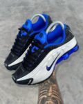 NIKE SHOX R4 RACER SILVER BLUE