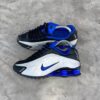NIKE SHOX R4 RACER SILVER BLUE