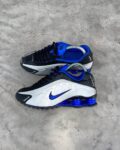 NIKE SHOX R4 RACER SILVER BLUE
