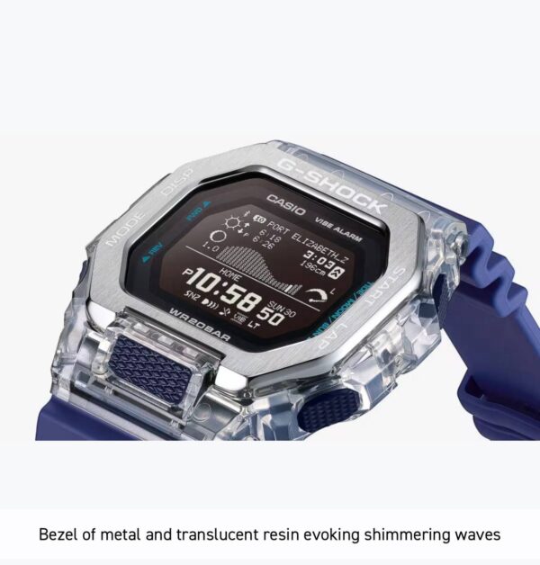 G-SHOCK GBX-100S-2 G-LIDE Surf Watch – Bio Resin, Tide Graph, Bluetooth