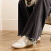 Maison Margiela Replica Leather & Suede Low Top Sneakers