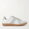 Maison Margiela Replica Leather & Suede Low Top Sneakers Lagos