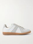 Maison Margiela Replica Leather & Suede Low Top Sneakers