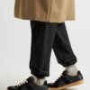 Maison Margiela Replica Black Leather Sneakers for Men
