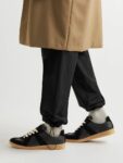 Maison Margiela Replica Black Leather Sneakers for Men