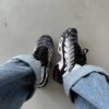 NIKE AIR MAX PLUS PREMIUM WHITE Metallic Silver Sneakers