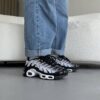 NIKE AIR MAX PLUS PREMIUM WHITE Metallic Silver Sneakers