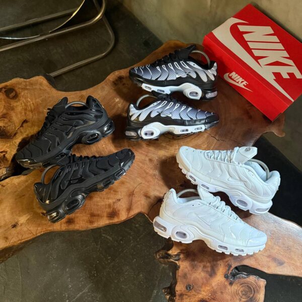 Nike Air Max Plus Premium White Sneakers