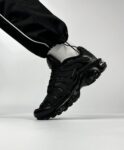 NIKE Air Max Plus Premium Black Sneakers