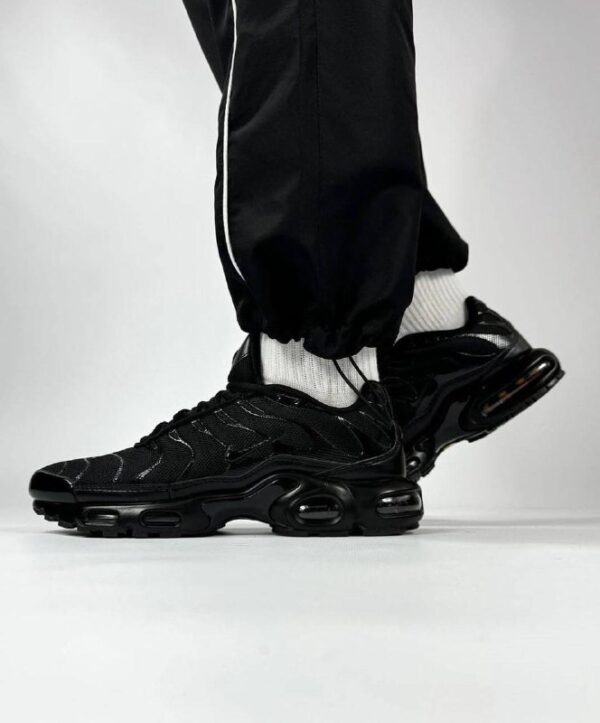 NIKE Air Max Plus Premium Black Sneakers