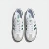 Adidas samba OG Cloud White : Collegiate Green : Clear Granite