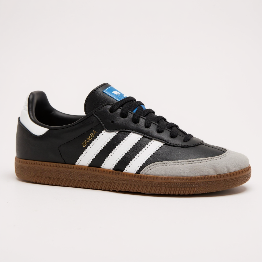 3 Adidas Samba Vegan Black Gum