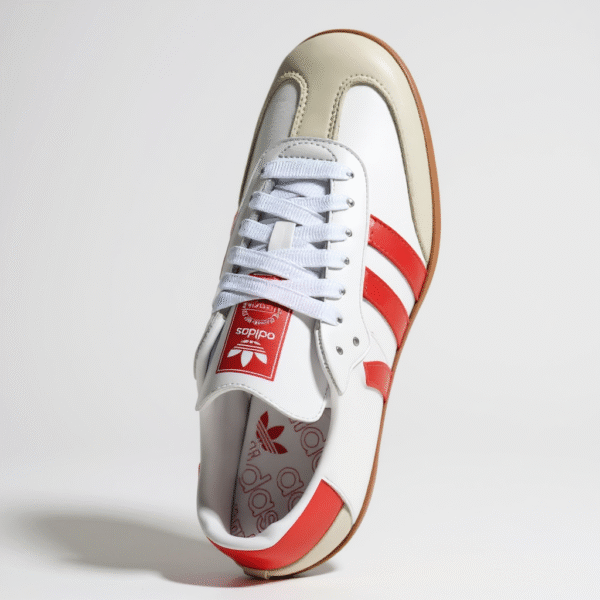 Adidas Samba OG Cloud White : Solar Red : Off White