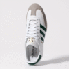 Adidas samba OG Cloud White : Collegiate Green : Clear Granite