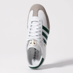 Adidas samba OG Cloud White : Collegiate Green : Clear Granite