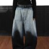 Faded Gradient Baggy Jeans