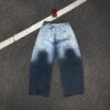 Faded Gradient Baggy Jeans