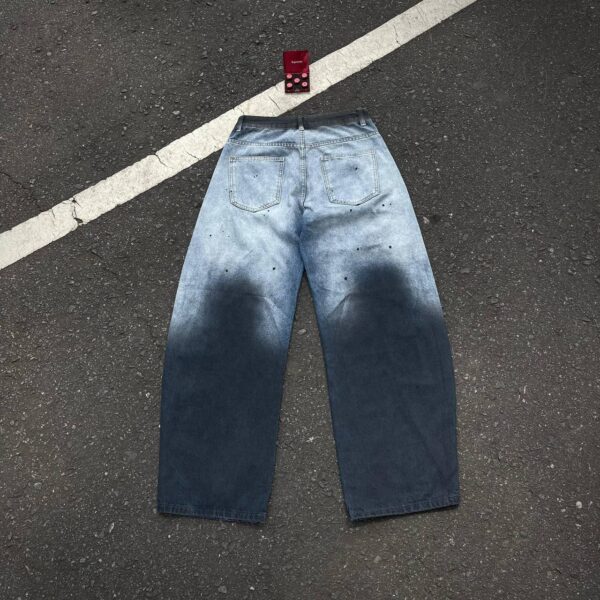 Faded Gradient Baggy Jeans