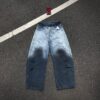 Faded Gradient Baggy Jeans
