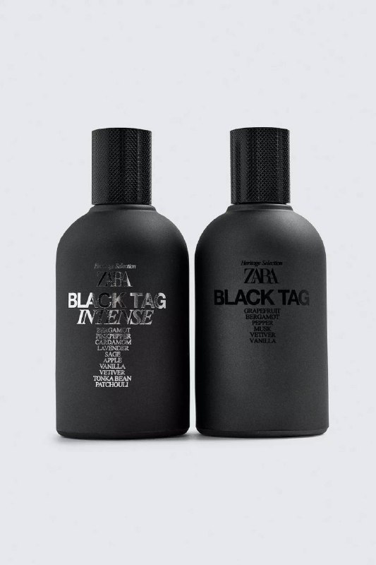5976754233325767249 ZARA BLACK TAG EDP & INTENSE EDP 2 100ML x 2