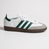 Adidas samba OG Cloud White : Collegiate Green : Clear Granite