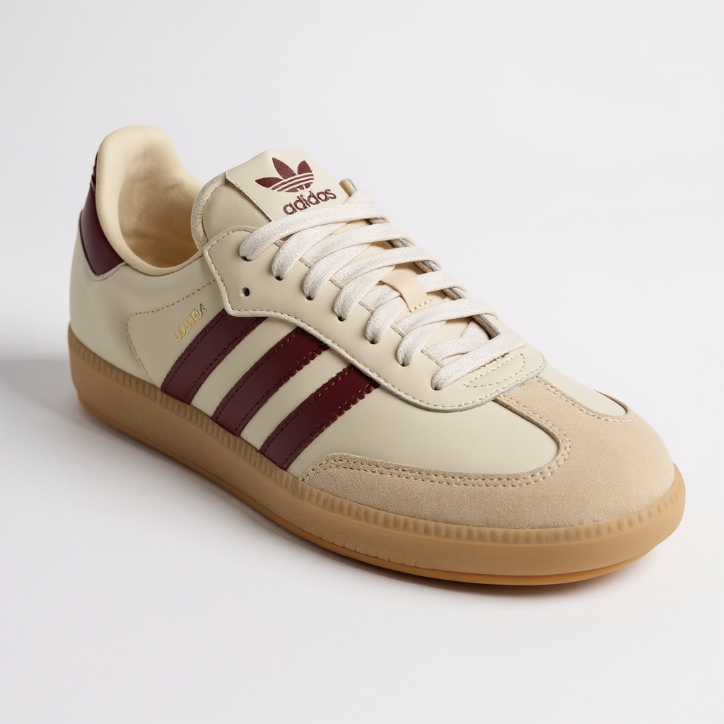 7 adidas Samba Wonder White : Shadow Red : Gum