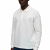 AMI Paris White Ami De Cœur Long-Sleeve Polo Shirt