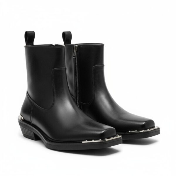DALLAS WESTERN ANKLE METAL-TOE BOOTS