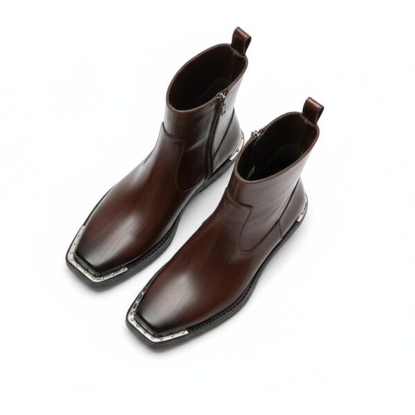 DALLAS WESTERN ANKLE METAL-TOE  BOOTS