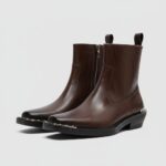DALLAS WESTERN ANKLE METAL-TOE  BOOTS