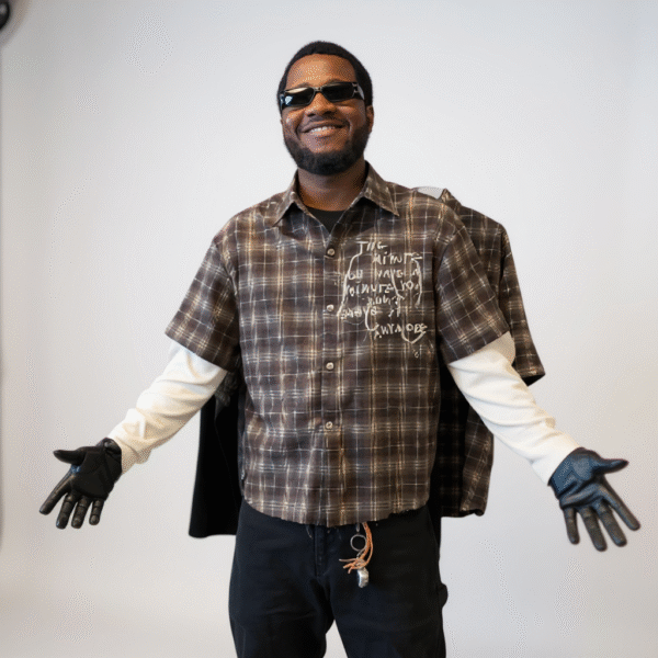 MCCANN CONCEPT Plaid Long-Sleeve T-Shirt